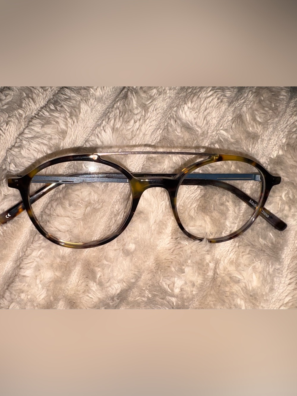 INFACE IF9430C.6424 Eyeglass Frames Grey Brown Medium Demi Unisex New